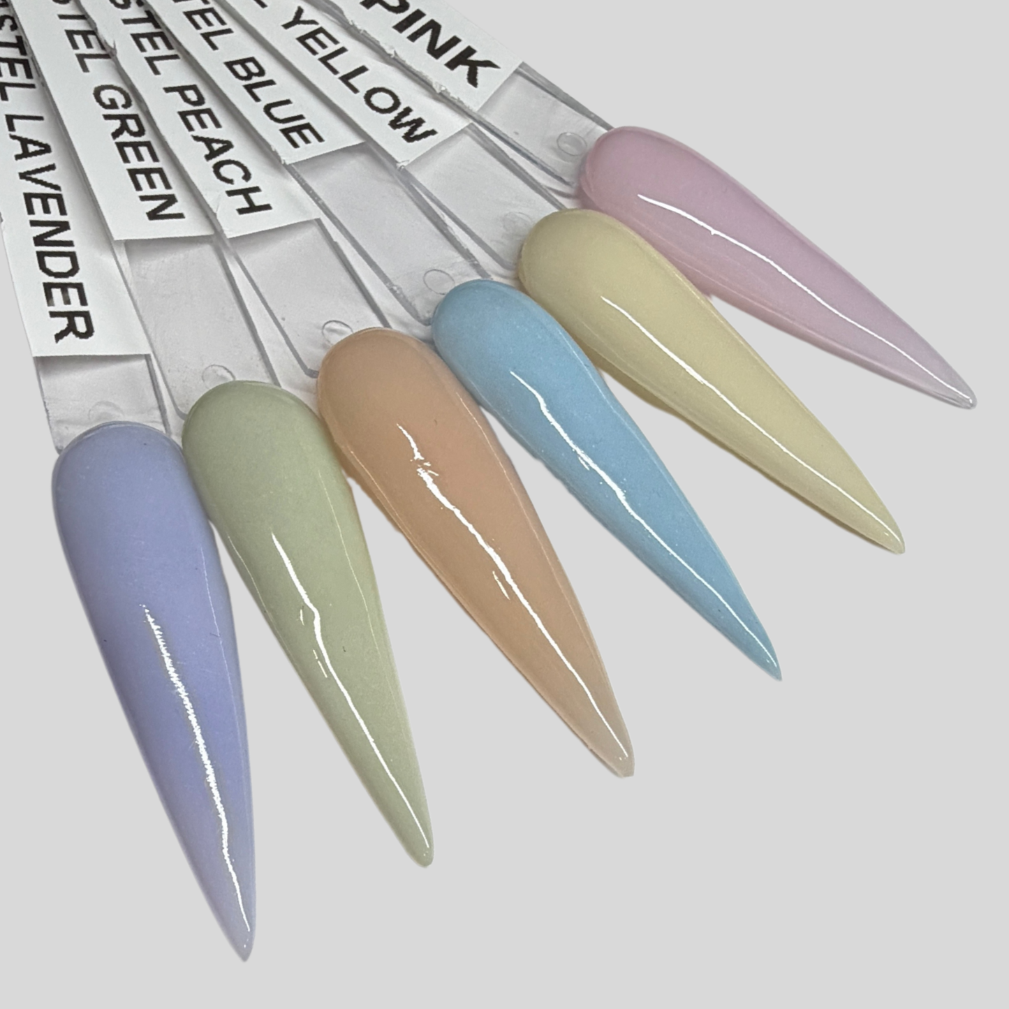 Polvos Acrílicos de Colores | Kit Colección Tonos Pastel